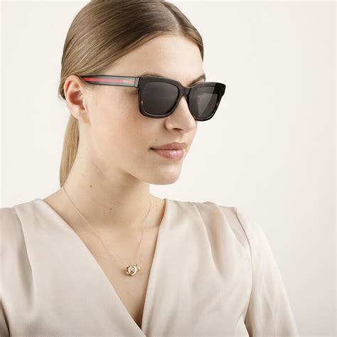 gucci gg0001s-003 taglia|Gucci™ GG0001S Rectangle Sunglasses .